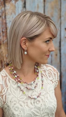Necklaces from Ronin's 'Spiral' range.